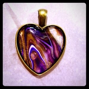 Handpainted Necklace Pendant